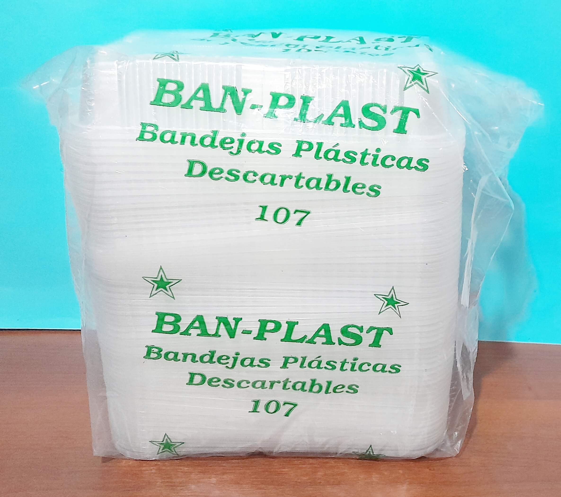 BANDEJA 107MICRONDAS BAN PLAST x100