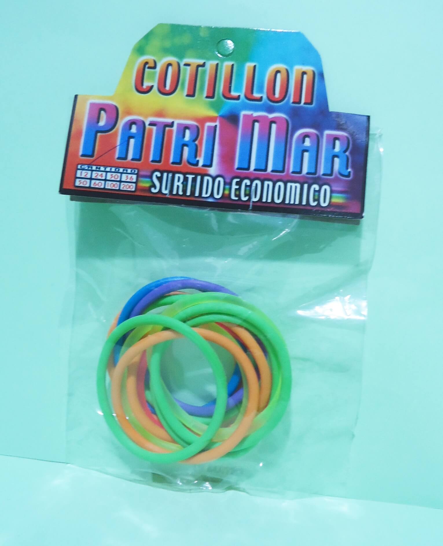 PULSERA DE GOMA x12 PATRIMAR