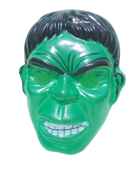 CARETA PLASTICA PERSONAJE HULK ECO
