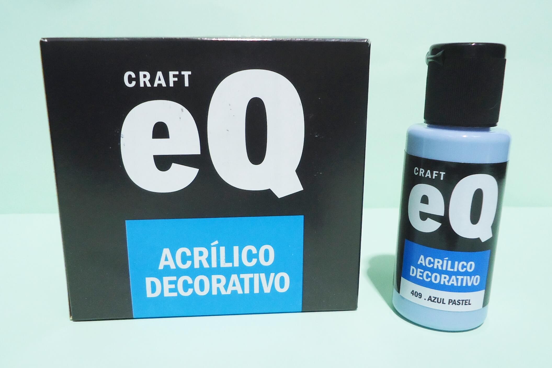 ACRILICO EQARTE 50CC AZUL PASTEL X6