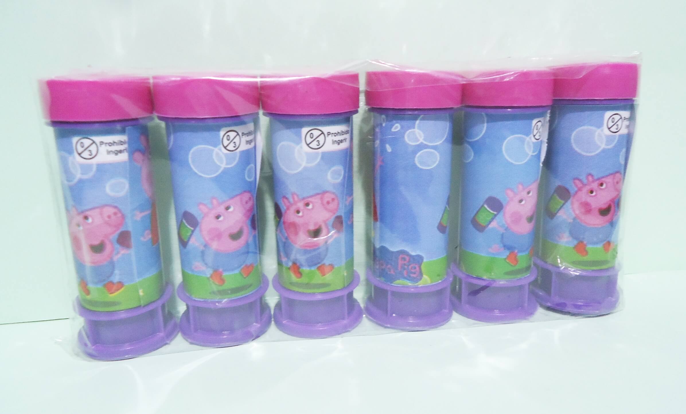 BURBUJERO PEPPA PIG X6