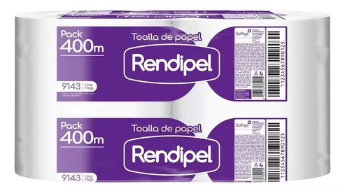 ROLLO DE LIMPIEZA 400x2 RENDIPEL 9143