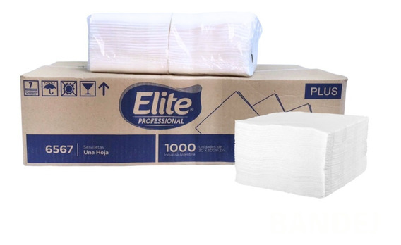 SERVILLETA 30X30 x1000 ELITE BLANCA 6567