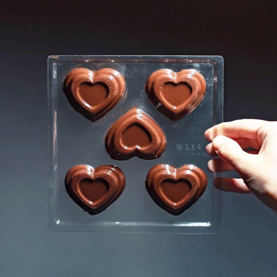 MOLDE PLACA BOMBON CORAZON B134