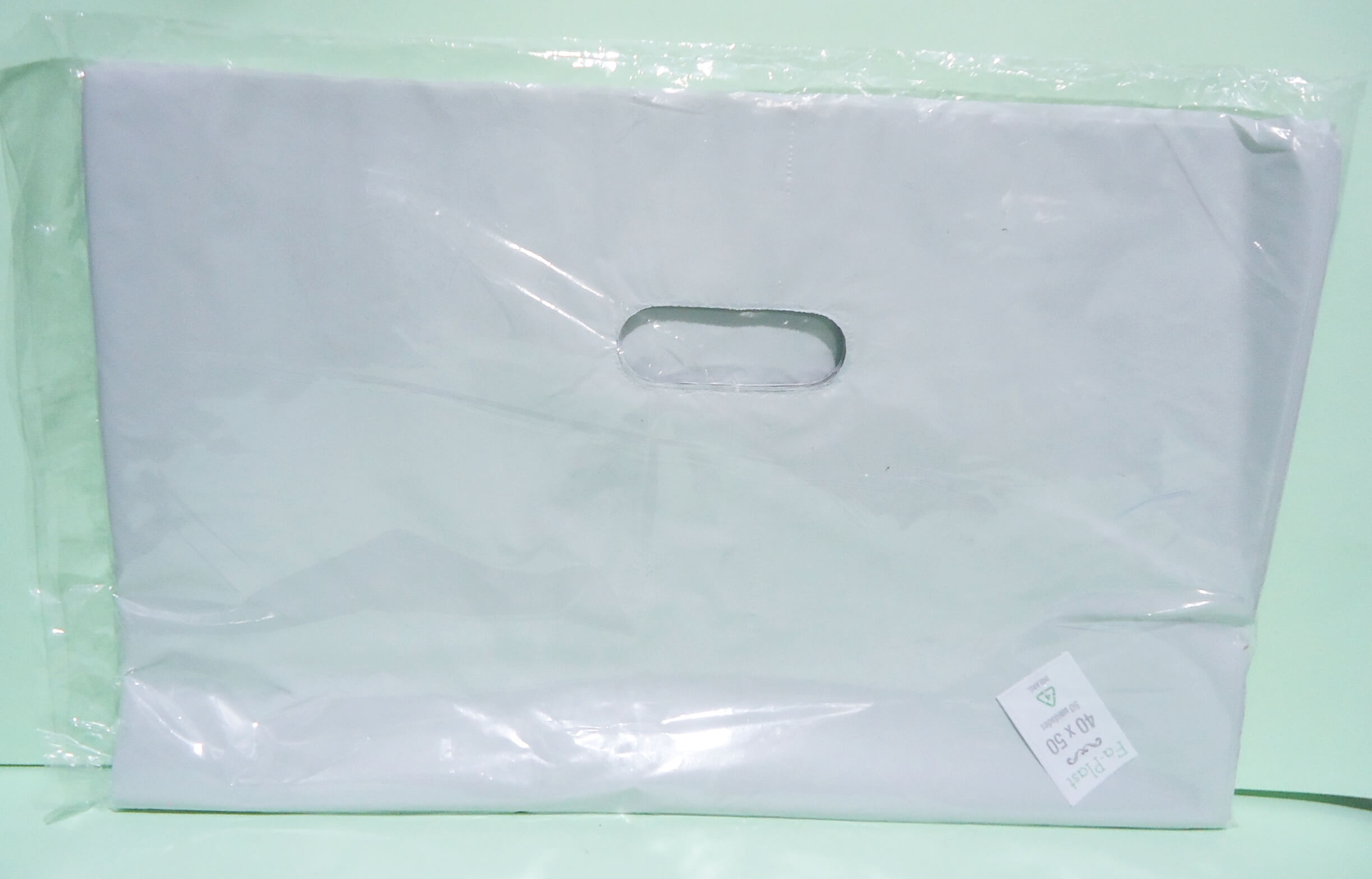 BOLSA RIÑON ECO x50 40x50 BLANCO LISO