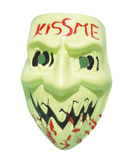 CARETA PLASTICA KISS ME HOMBRE