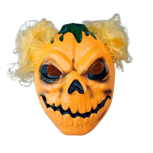 CARETA PLASTICA C/PELO CALABAZA