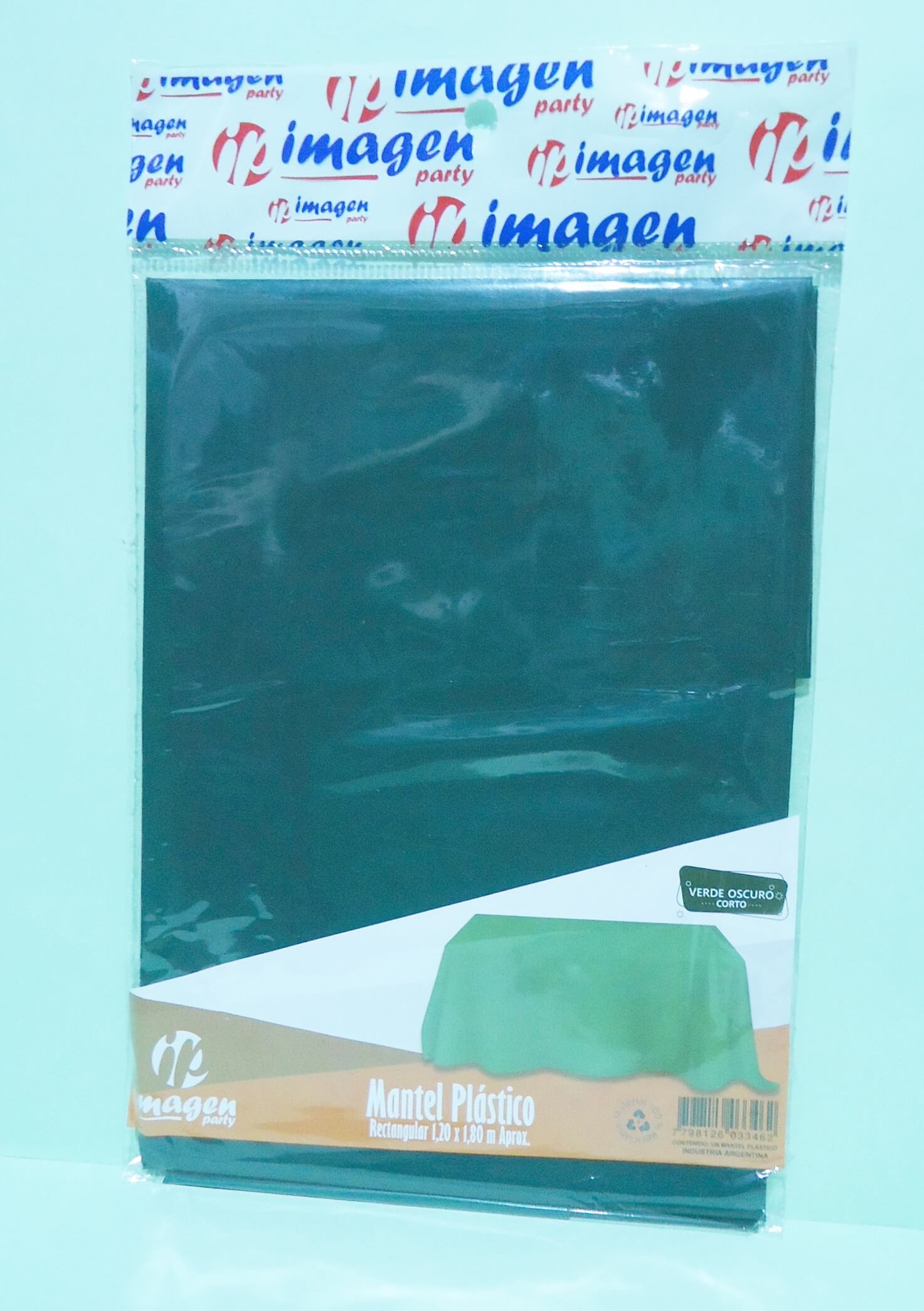 MANTEL RECT.1.20x1.80 VERDE I.PARTY