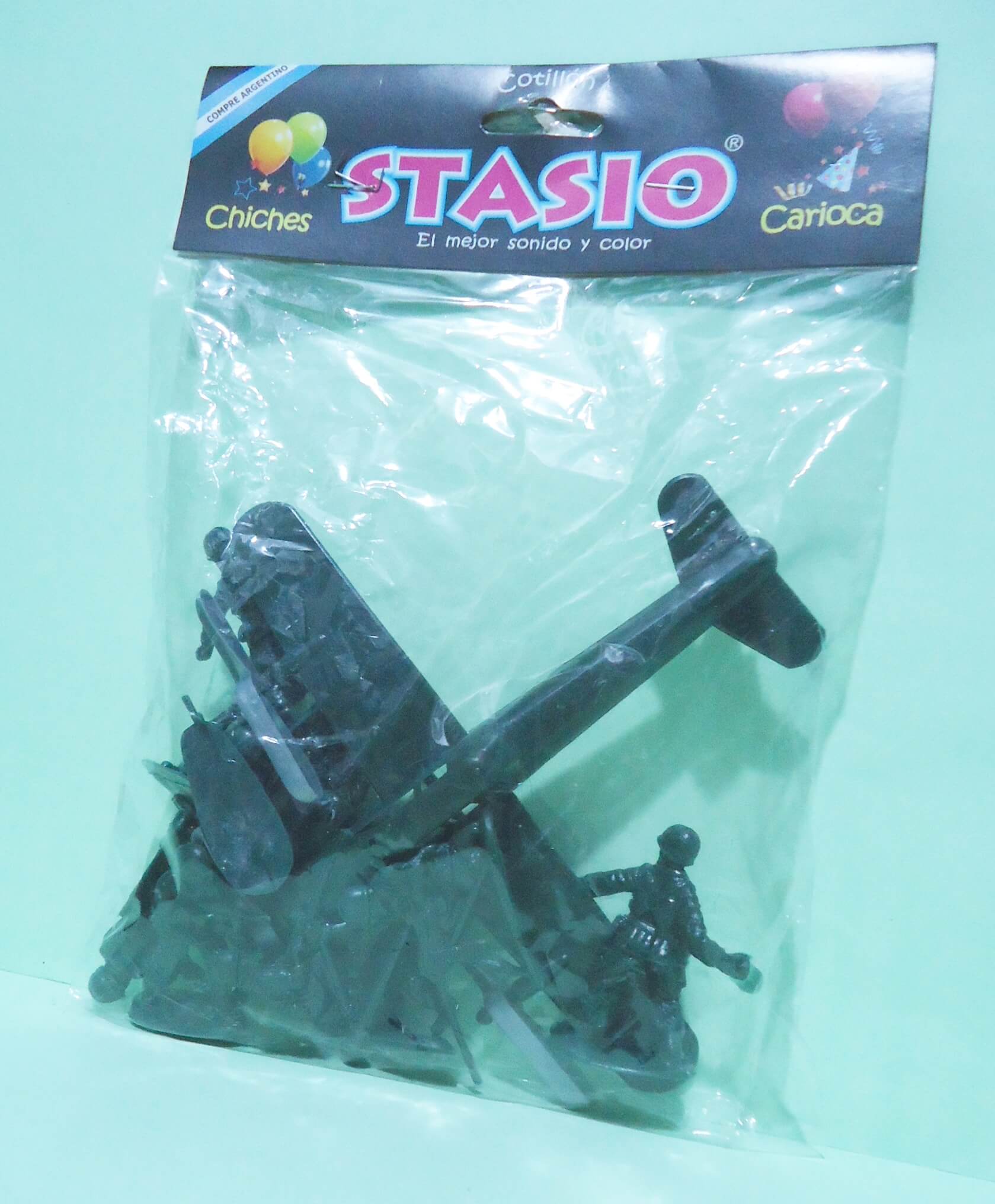 SOLDADOS x 12 VERDE + AVION STAZIO GRAND