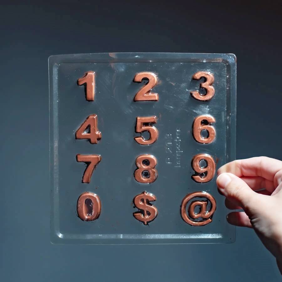 MOLDE PLACA NUMEROS  P213 LA REPOSTERA