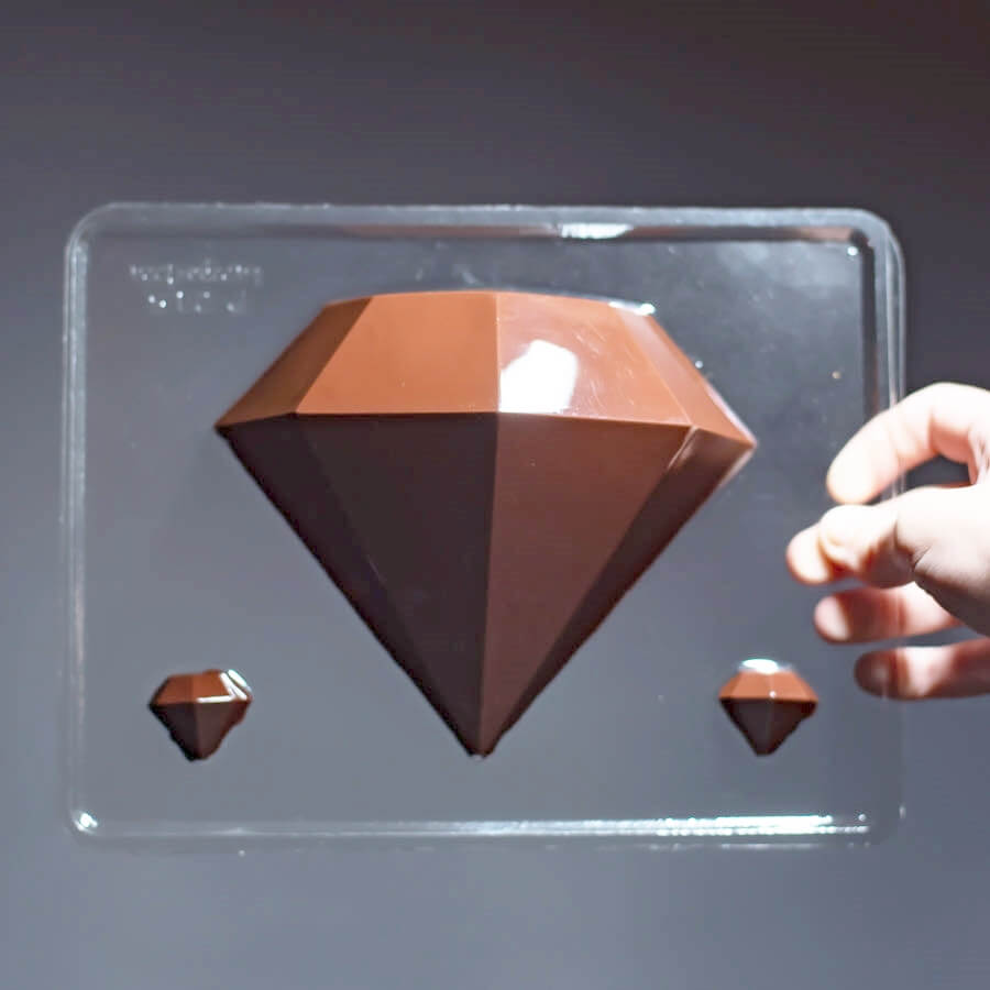 MOLDE PLACA BOMBON DIAMANTE  P215