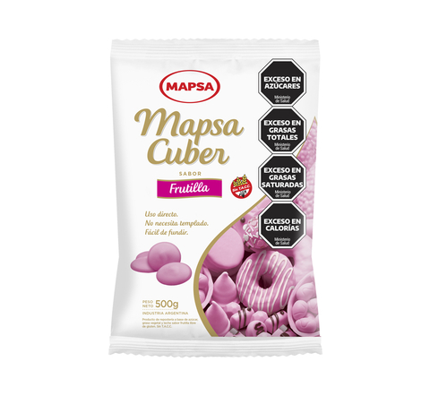 CHOCOLATE MAPSACUBER FRUTILLA x1/2 KG