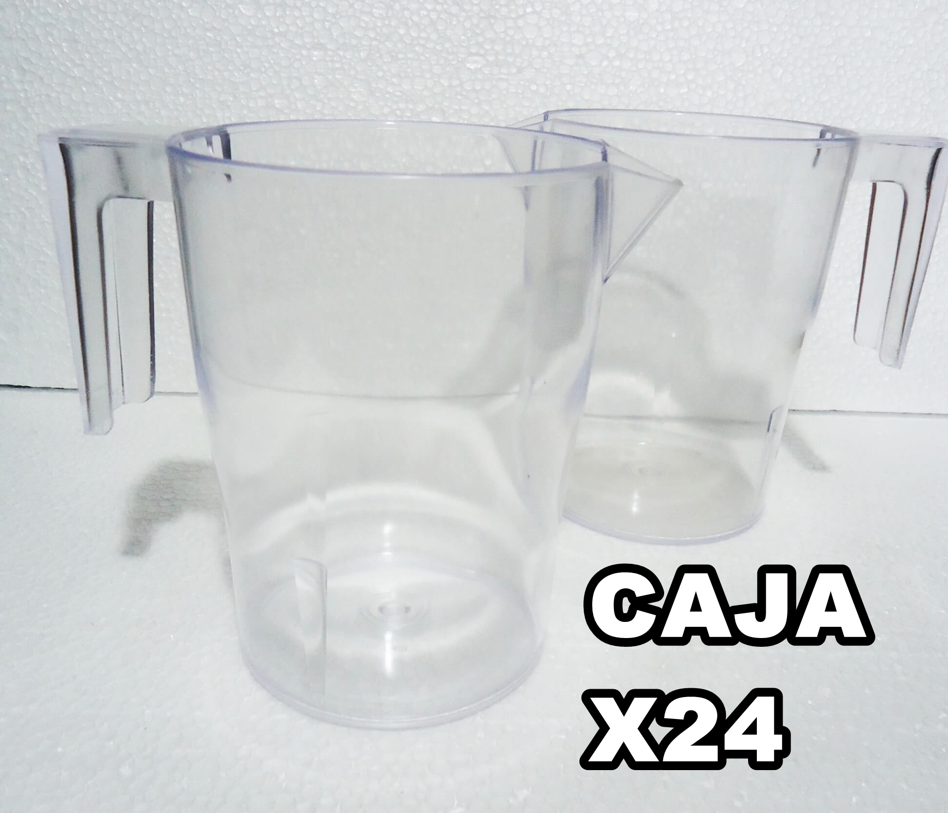 JARRA ACRILICO LISA x1 LITRO x 24