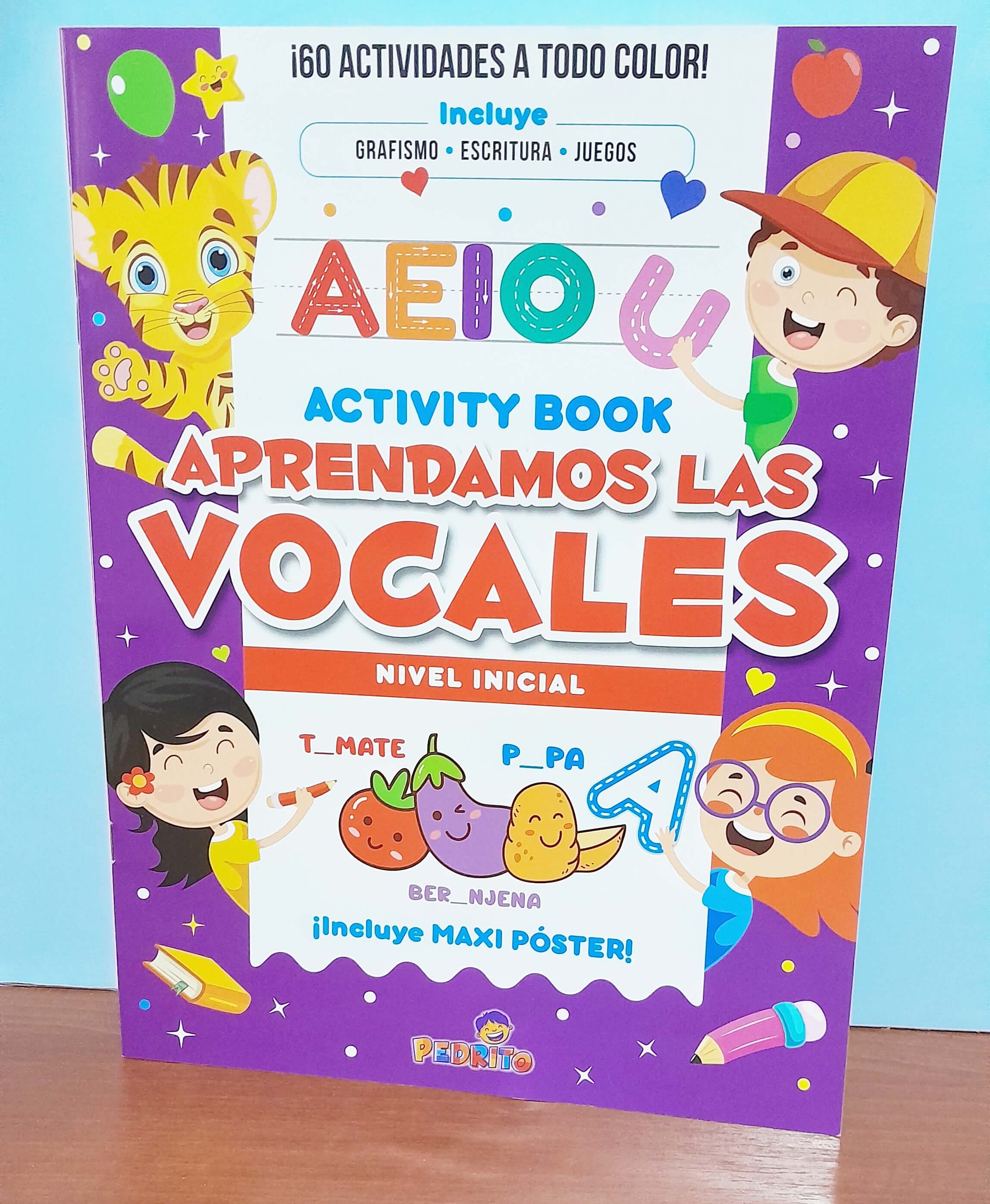 LIBRO APOYO ESCOLAR VOCALES