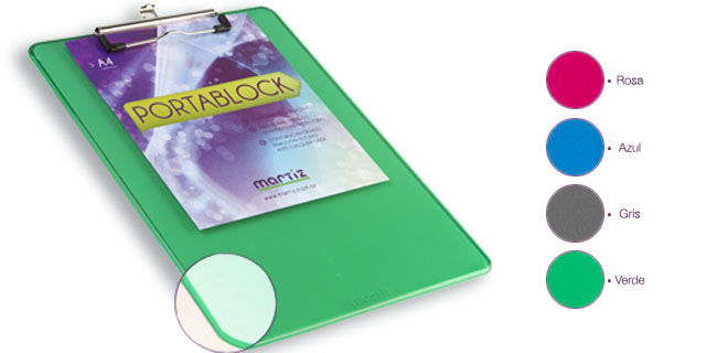 PORTABLOCK A4 ACRILICO MARTIZ