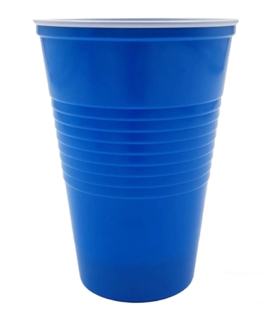 VASO AMERICANO AZUL 500cc x60