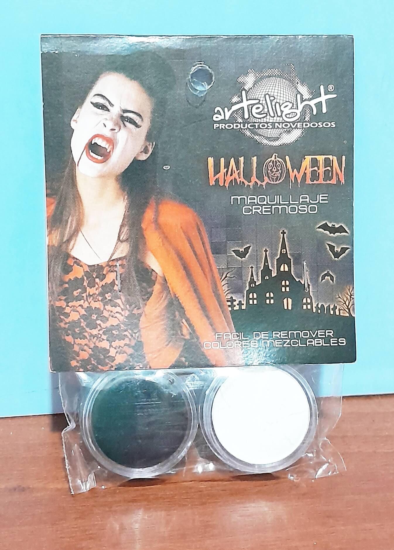 MAQUILLAJE ARTE LIGHT x2 NEGRO-BLANCO