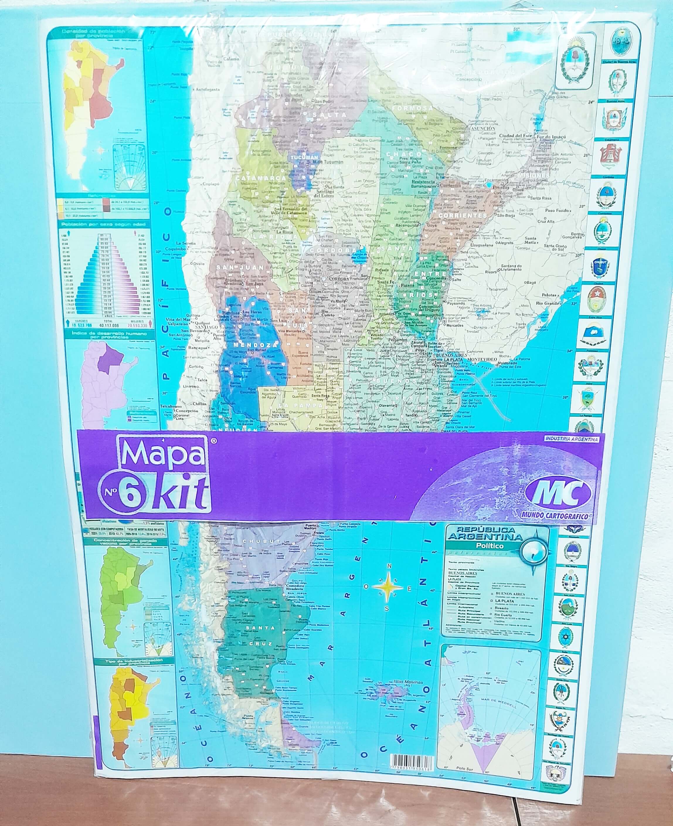 MAPA N°6 ARGENTINA POLITICO x20