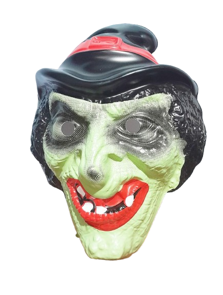 CARETA PLASTICA BRUJA