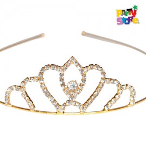 TIARA DORADO CON STRASS VI14DO P.STORE
