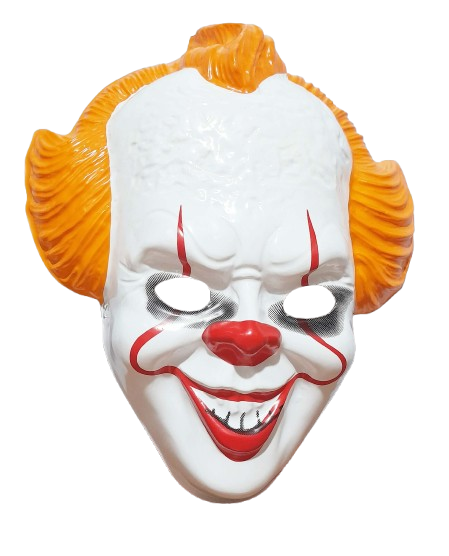 CARETA PLASTICA PAYASO IT