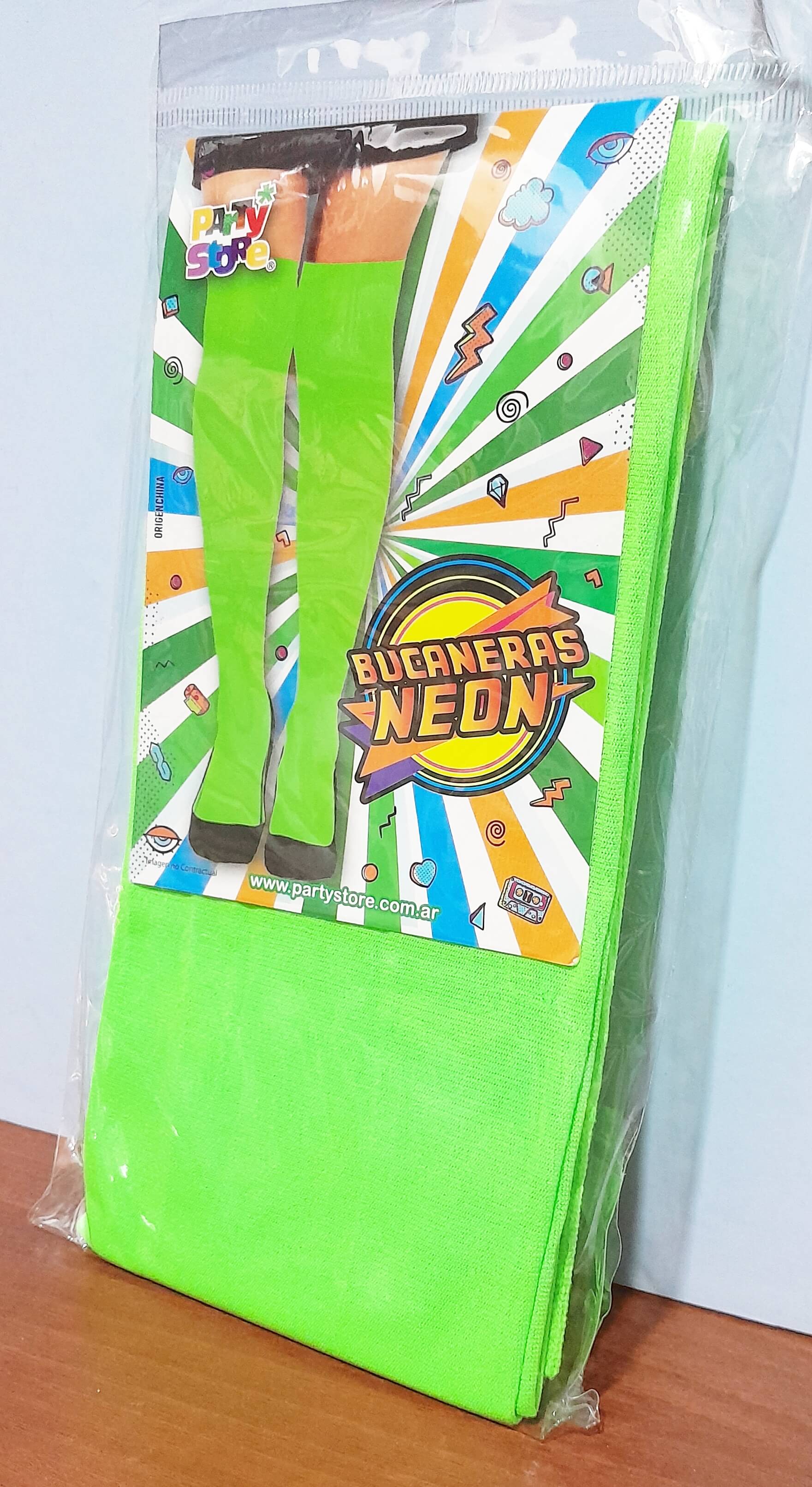 MEDIAS BUCANERAS VERDE FLUO P.STORE