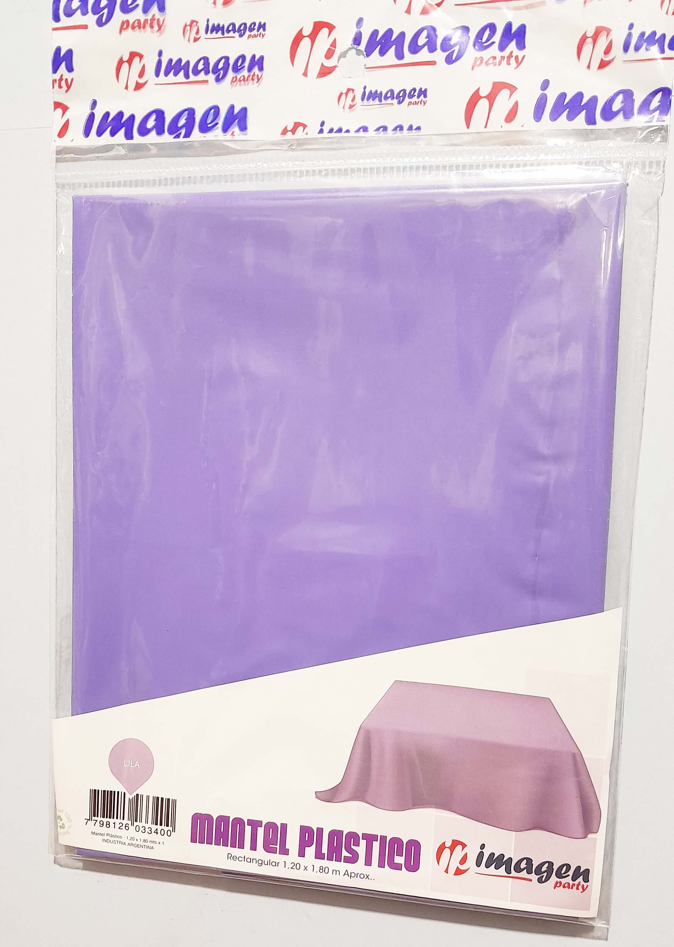 MANTEL RECT.1.20x1.80 LILA I.PARTY