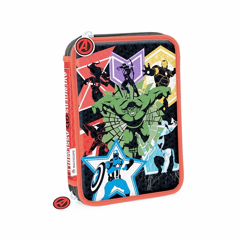 CARTUCHERA 2 PISOS MULTISCOPE VENGADORES