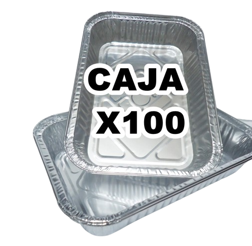 ENVASE ALUMINIO B5(F-100) CAJA x100