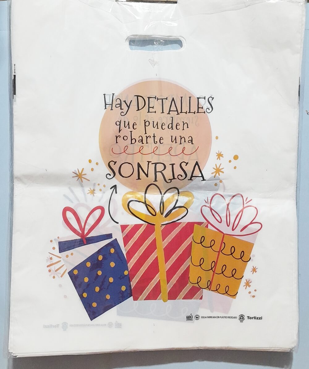BOLSA RIÑON TERLIZZI 35x45 x50 FRASES