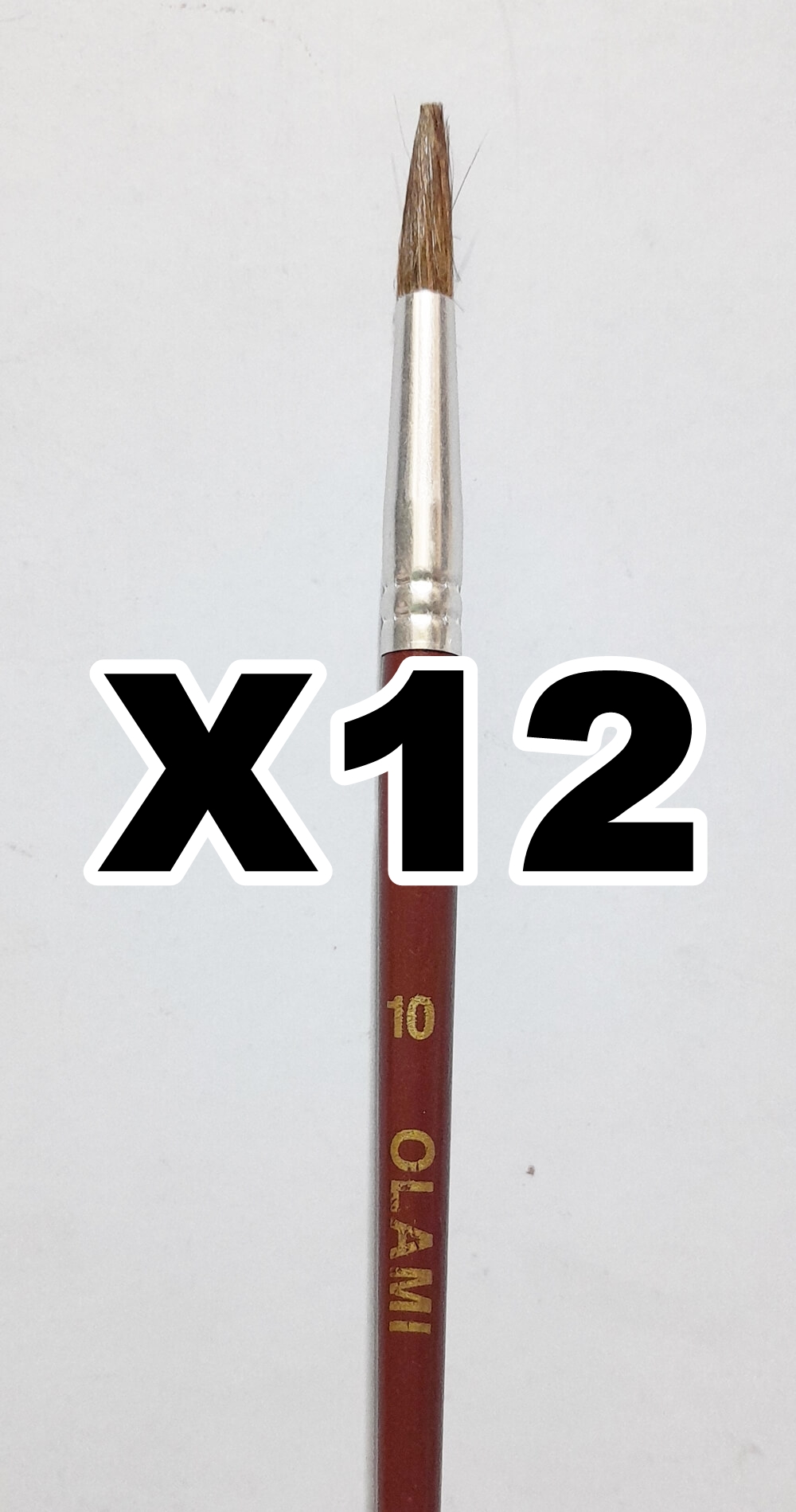 PINCEL REDONDO ECONOMICO X12Nº10