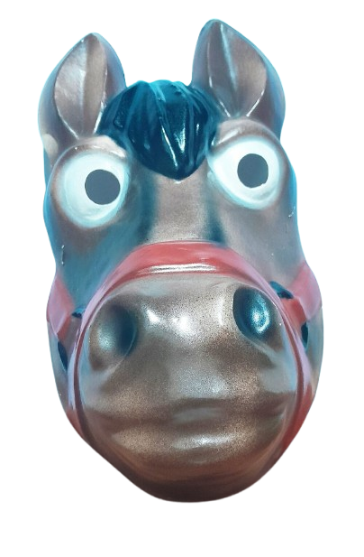CARETA PLASTICA ANIMAL BURRO