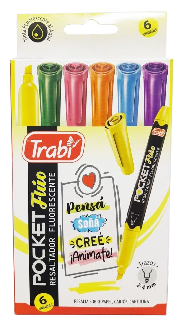 RESALTADOR TRABI POCKET X6 FLUO