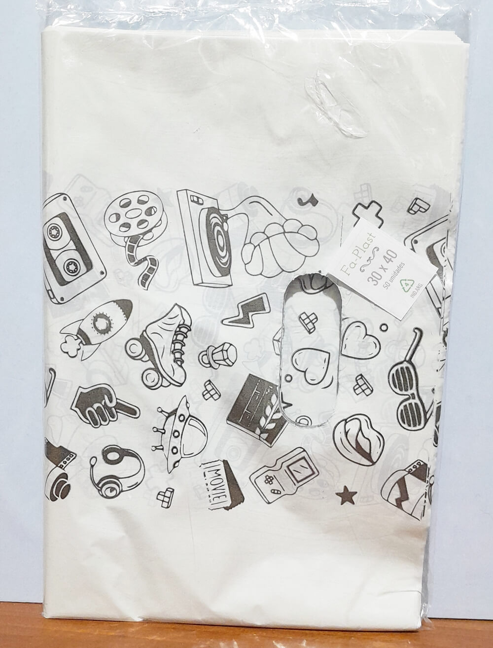 BOLSA RIÑON ECO x50 30x40 FAP GARABATOS