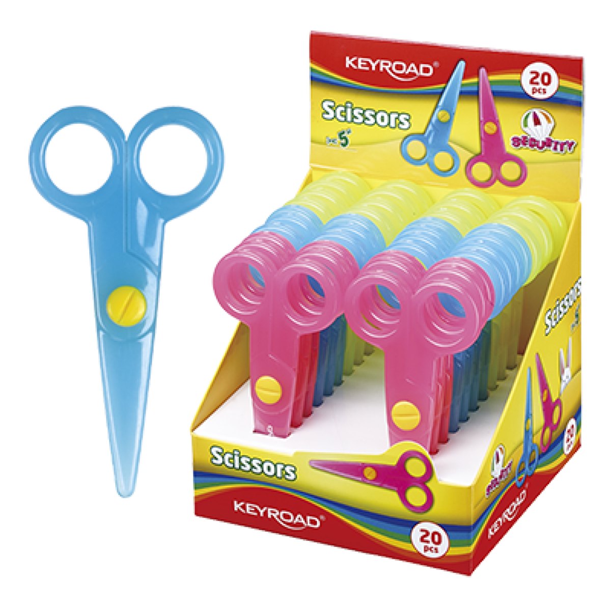 TIJERA P/JARDIN 12CM PLASTICA KEYROAD