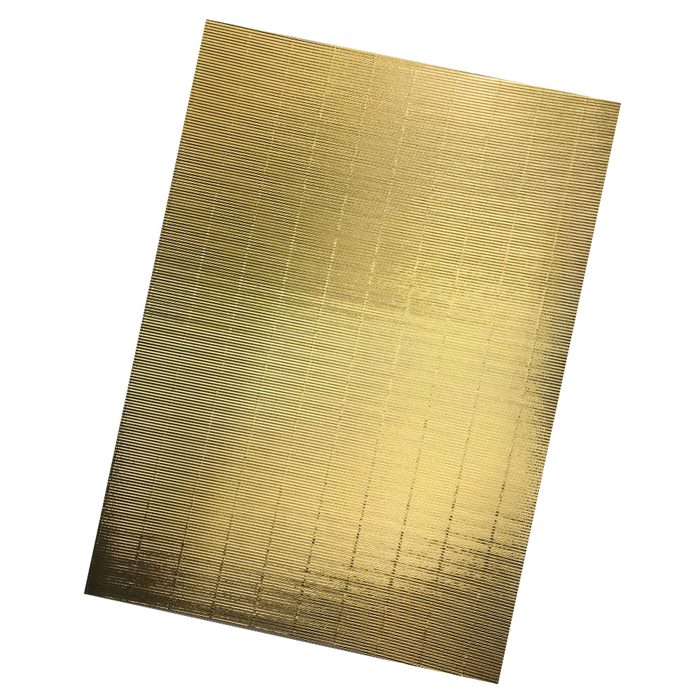 CARTON MICROCORRUGADO METAL 50X70 ORO