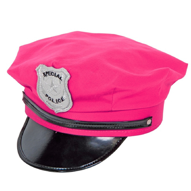 SOMBRERO POLICIA ROSA