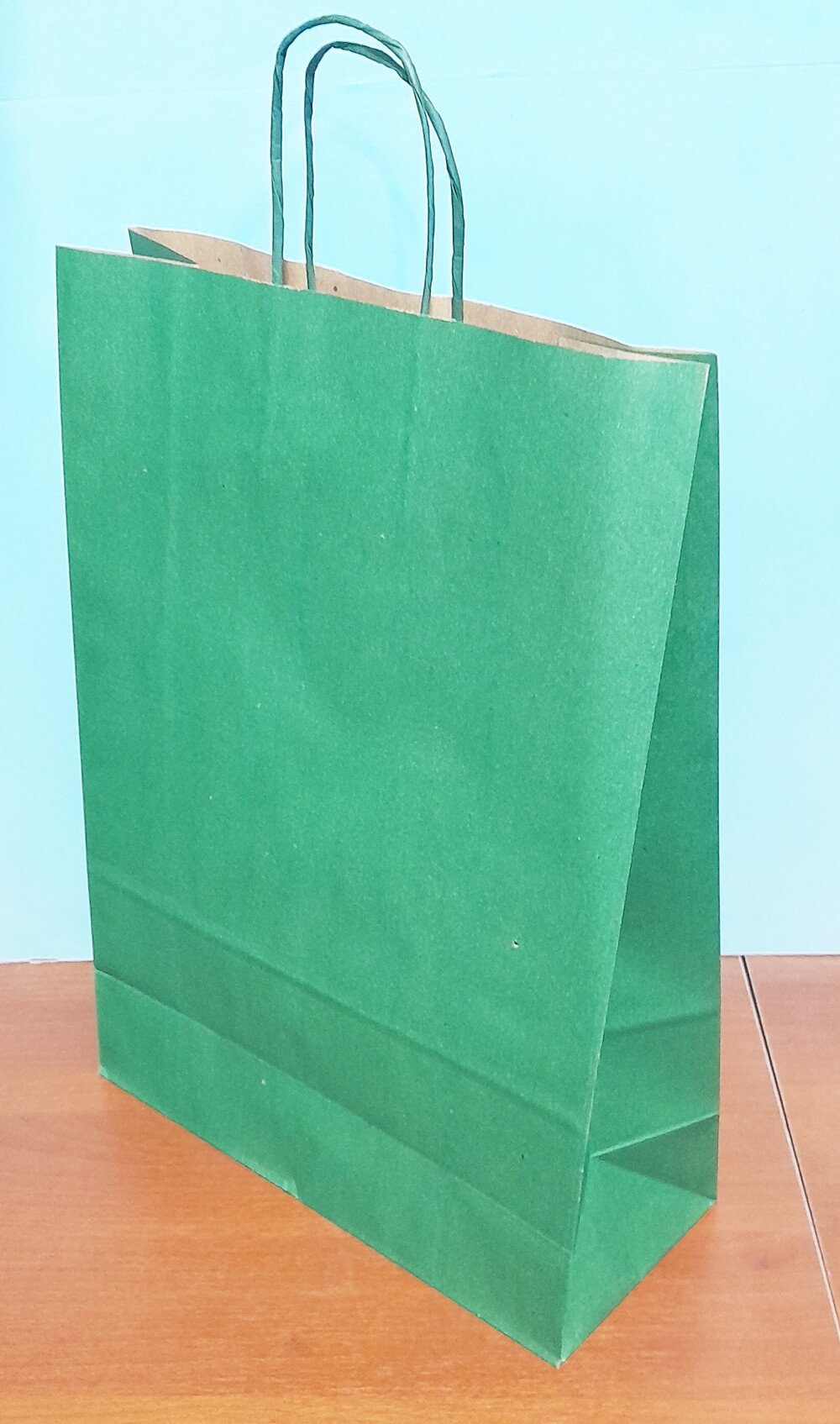 BOLSA C/CORDON 30x41 COLOR VERDE KP5