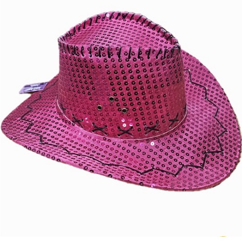 SOMBRERO COWBOY FUCSIA LENTEJMM167-01