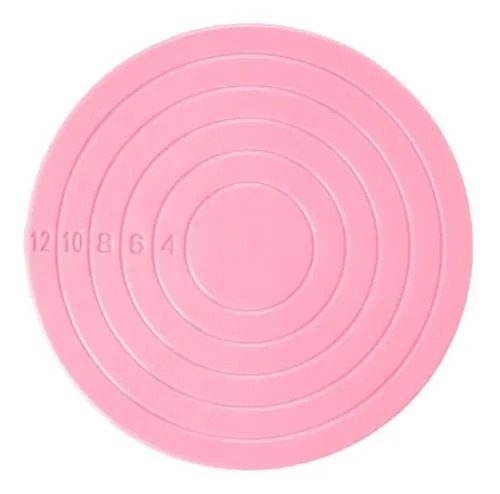 POSATORTA MINI ROSA  14 CM W0015