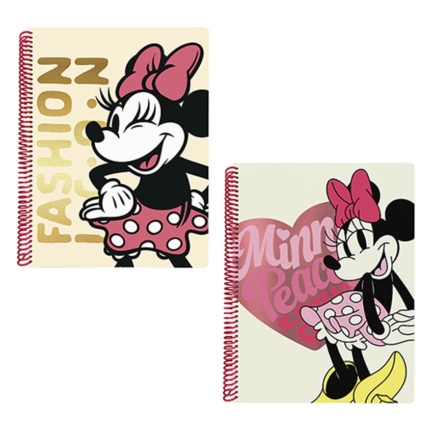 CUADERNO A4 MOOVING MINNIE X80HJS RAYADO