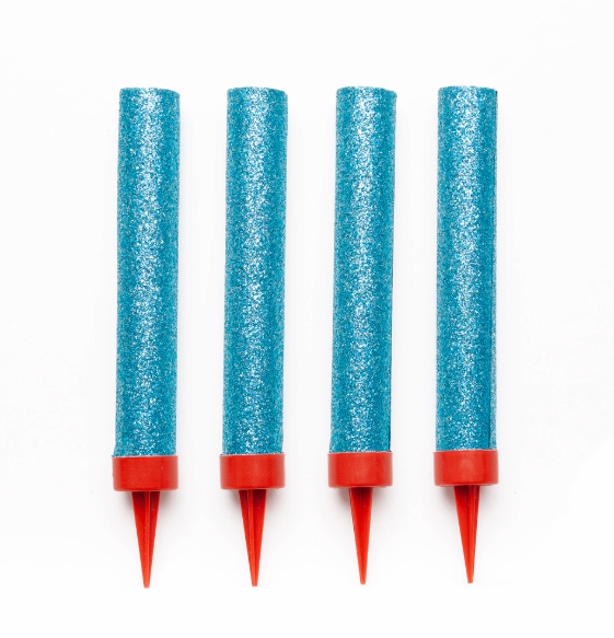 VELA BENGALA DECUPAGE GIBRE X4 CELESTE