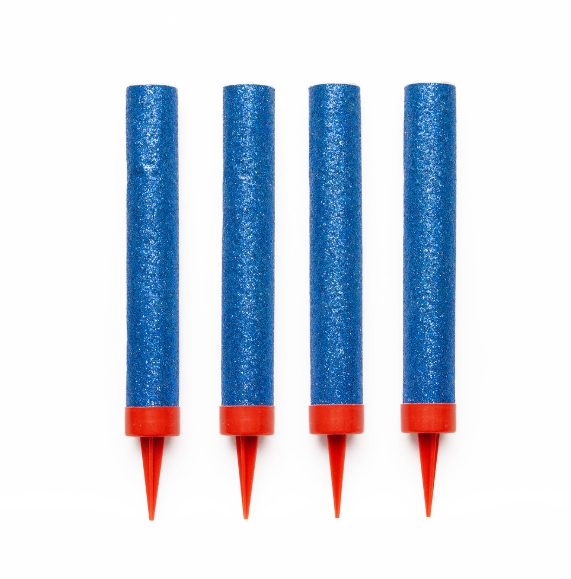 VELA BENGALA DECUPAGE GIBRE X4 AZUL