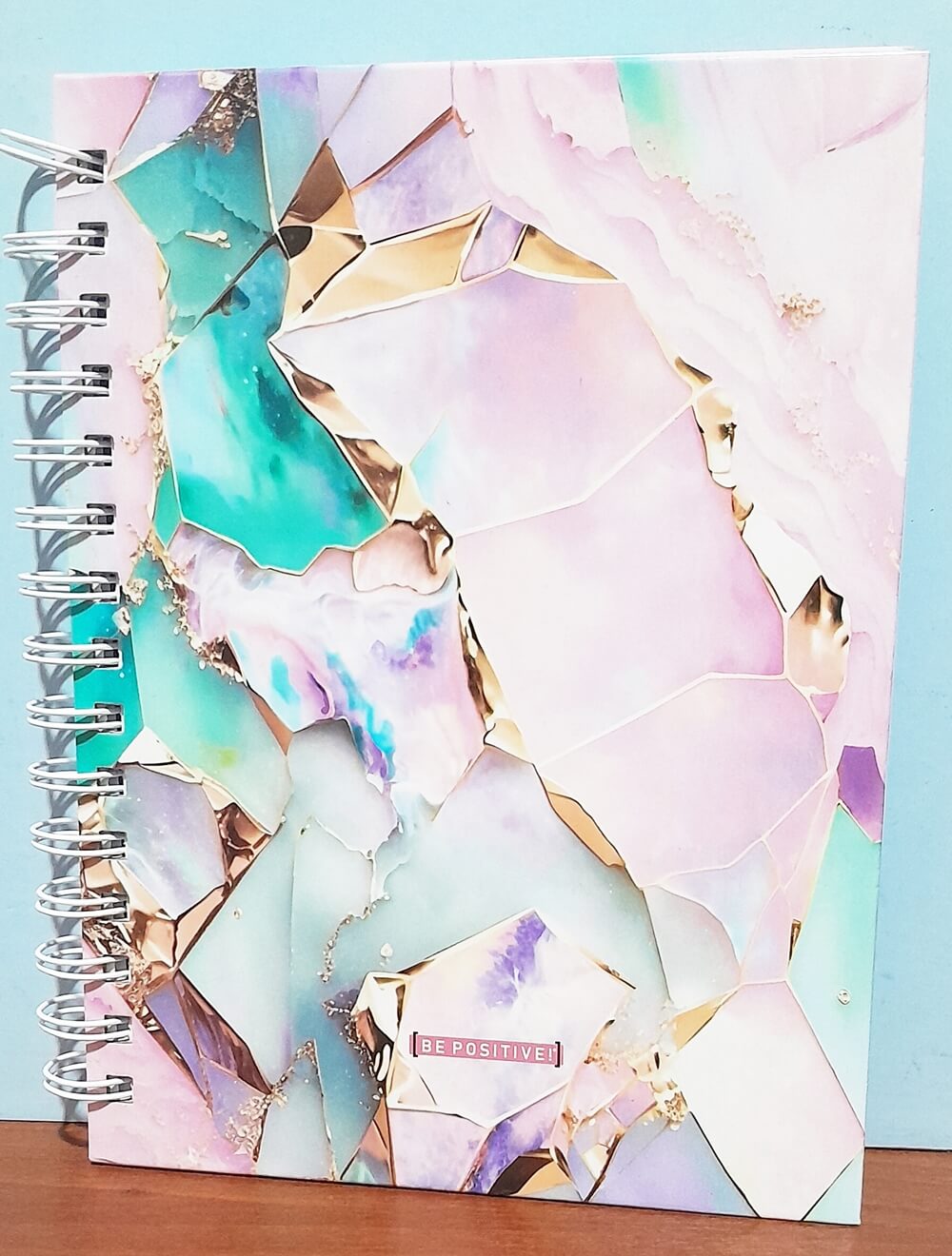 CUADERNO A5 BE POSITIVE MARMOL