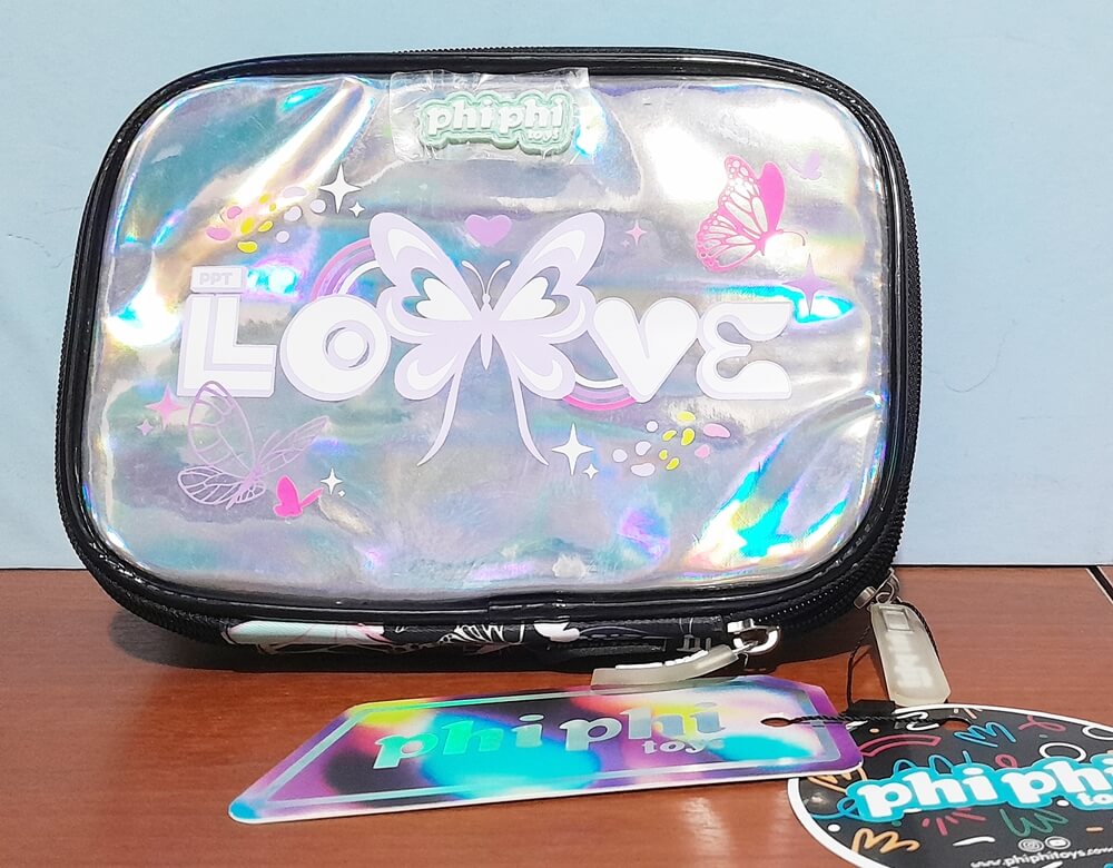 CARTUCHERA 2 PISOS PHI PHI MARIPOSA