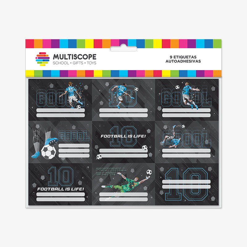 ETIQUETA MULTISCOPE X9 ECO H.FUTBOL