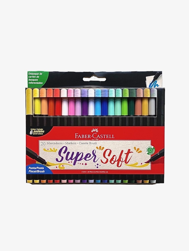 FIBRA FABER CASTELL X20 SOFT BRUSH