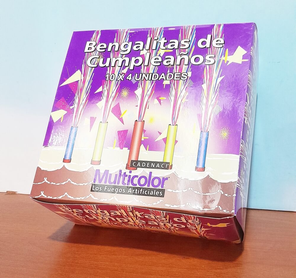 VELA BENGALA HOLOGRAFICA x60