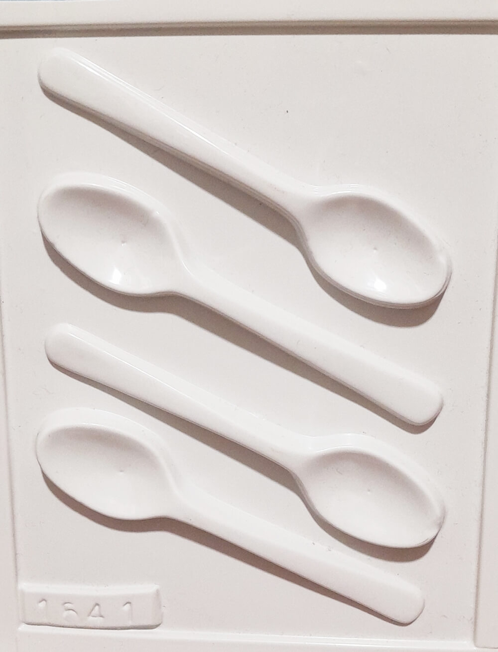 MOLDE PLACA BOMBON CUCHARAS x4