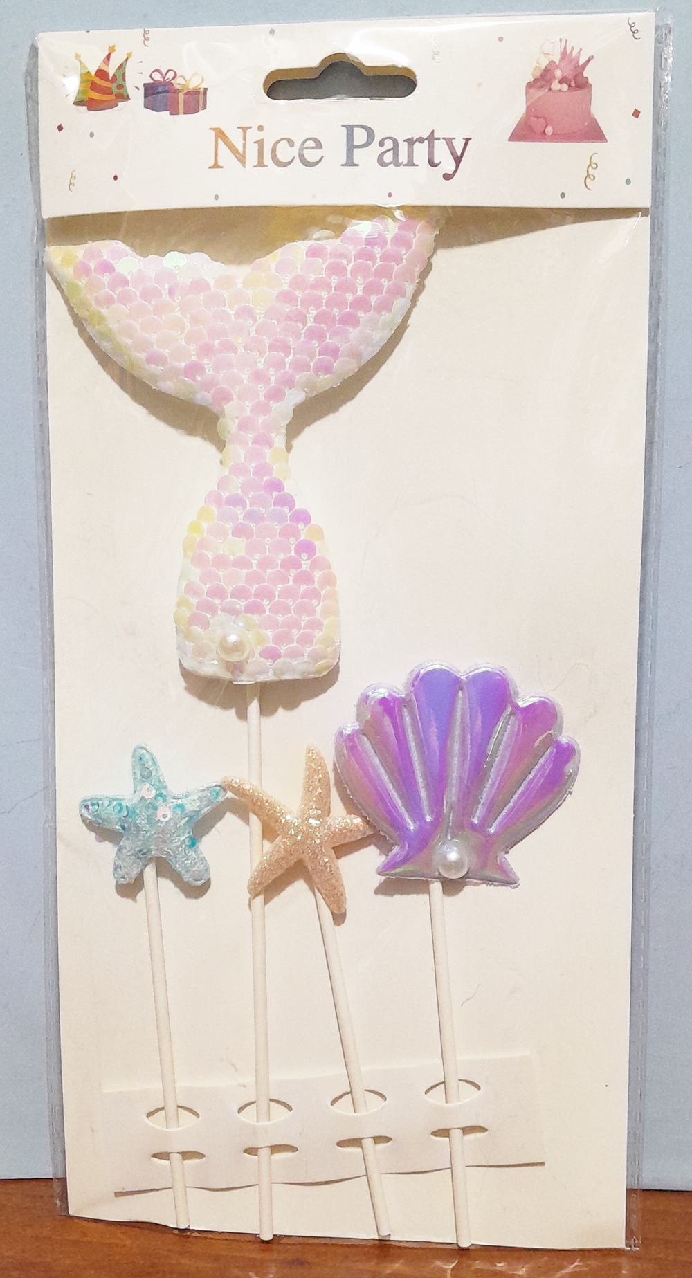 CAKE TOPPER COLA DE SIRENA 0772-10/5